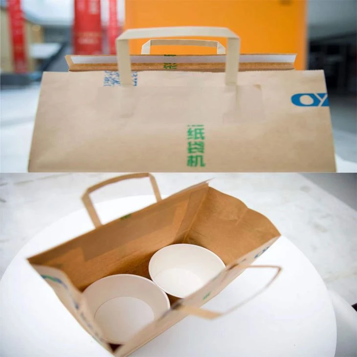flat handle pasting outside & doube face adhesive tape sealing